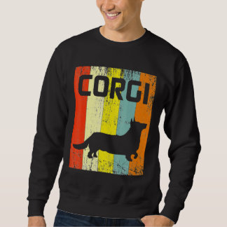 Sweatshirt Corgi Chien S Disco Retro I Chiens