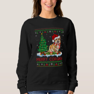 Sweatshirt Corgi Chien Santa Chapeau Corgi Corgi Noël