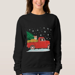 Sweatshirt Corgi Christmas Tree Truck Vintage Christmas Truck