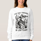 Sweatshirt Corgi Cowboy Funny Women’s  (Devant)