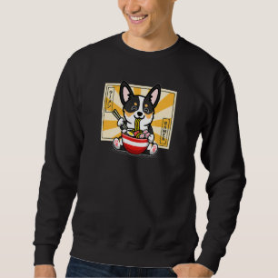 Sweatshirt Corgi de couleur noire