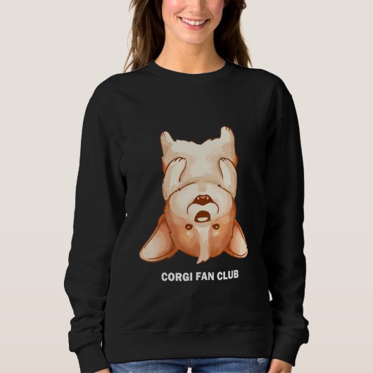 Sweatshirt Corgi Dog Cute Playful Puppy Corgi Lover (Devant)