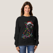 Sweatshirt Corgi Dog Lights Christmas Matching Family (Devant entier)