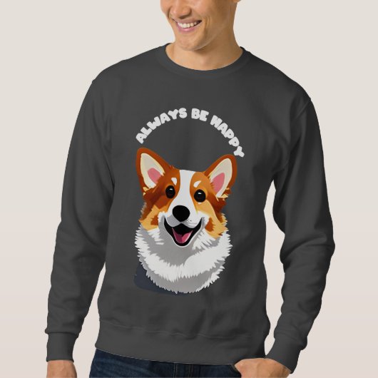 Sweatshirt Corgi doux (Devant)