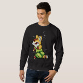 Sweatshirt Corgi Exercice Funny Welsh Corgi Courant (Devant entier)