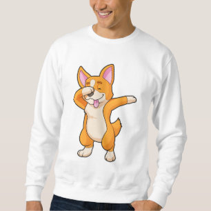 Sweatshirt Corgi gallois à la danse Hip Hop Dab