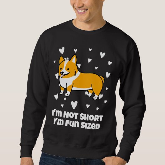 Sweatshirt Corgi Im pas court (Devant)