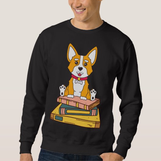Sweatshirt Corgi Lecture (Devant)