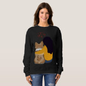 Sweatshirt corgi life corgi (Devant entier)