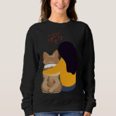 Sweatshirt corgi life corgi (Devant)
