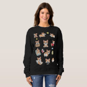 Sweatshirt Corgi Love (Devant entier)