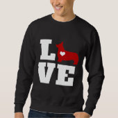 Sweatshirt Corgi Love Corgi (Devant)