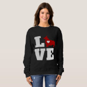 Sweatshirt Corgi Love Corgi (Devant entier)