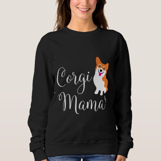 Sweatshirt Corgi Mama 130 (Devant)