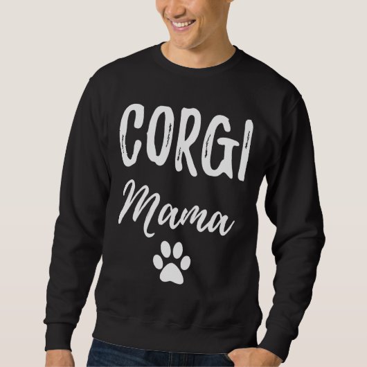Sweatshirt Corgi Mama Chien Maman (Devant)