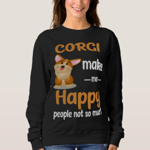 Sweatshirt Corgi Me Rendre Heureux Chien Gori Chien Gori Chie