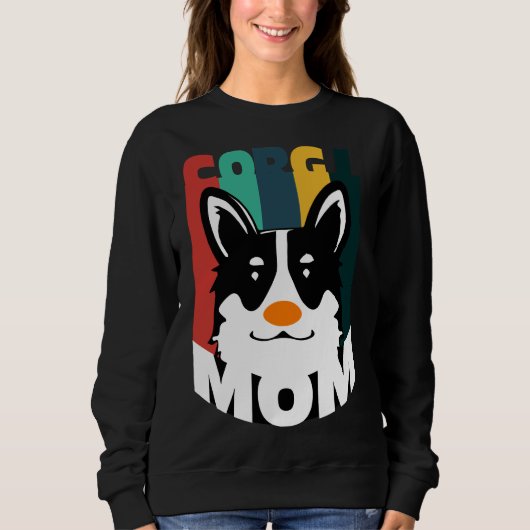 Sweatshirt Corgi Mom 488 (Devant)
