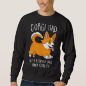 Sweatshirt Corgi Papa 1278 (Devant)