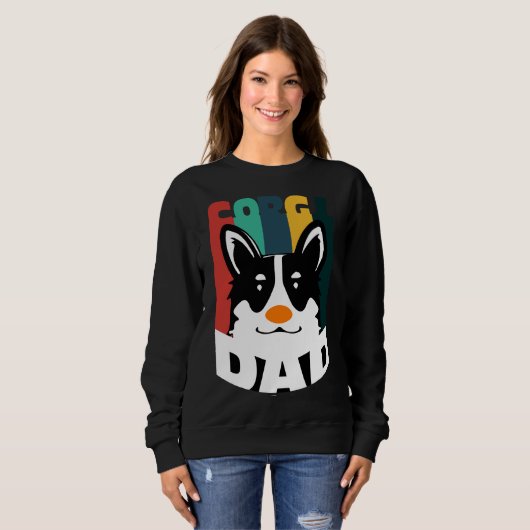 Sweatshirt Corgi Papa 550 (Devant entier)