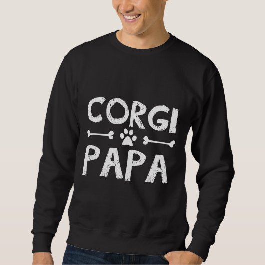 Sweatshirt Corgi Papa 640 (Devant)