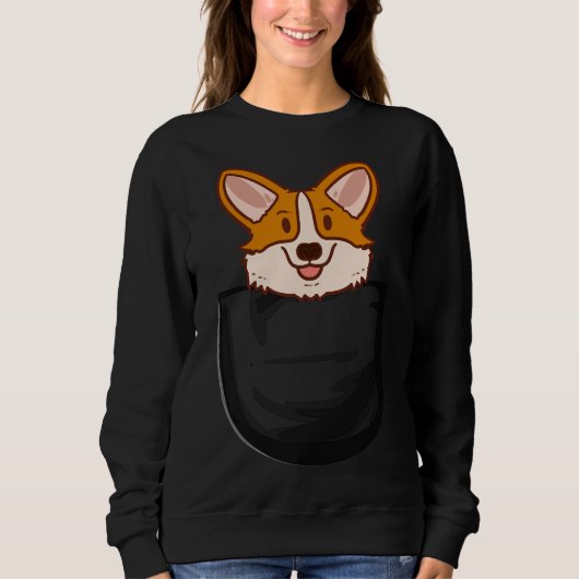 Sweatshirt Corgi Pocket Essentiel (Devant)