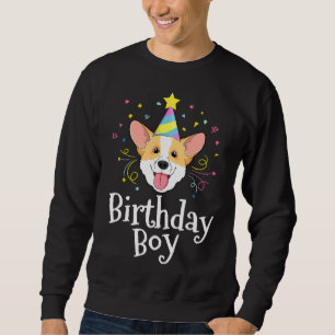 Sweatshirt Corgi Pour Enfants Anniversaire Chien Fête Chien C