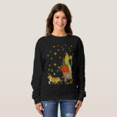 Sweatshirt Corgi Pumpkin Tie Dye Dog  Fall Leaves Thanksgivin (Devant entier)