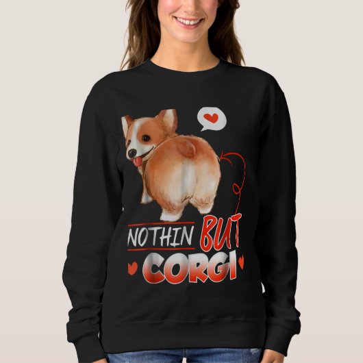 Sweatshirt Corgi Rien De Long Sleeve (Devant)