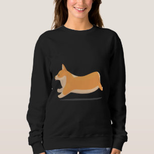 Sweatshirt Corgi Running 953