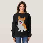 Sweatshirt Corgi Smile (Devant entier)