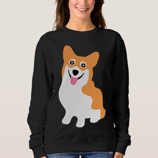 Sweatshirt Corgi Smile (Devant)
