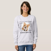 Sweatshirt Corgi Traits (Devant entier)