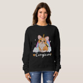 Sweatshirt Corgicorn 1182 (Devant entier)
