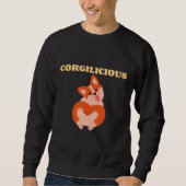 Sweatshirt Corgilicious Cute Corgi Pour Chien 210 (Devant)