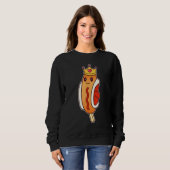 Sweatshirt Corn Dog Queen   Foodie (Devant entier)