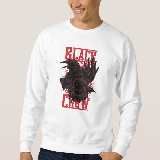 Sweatshirt Corneille noire (Devant)