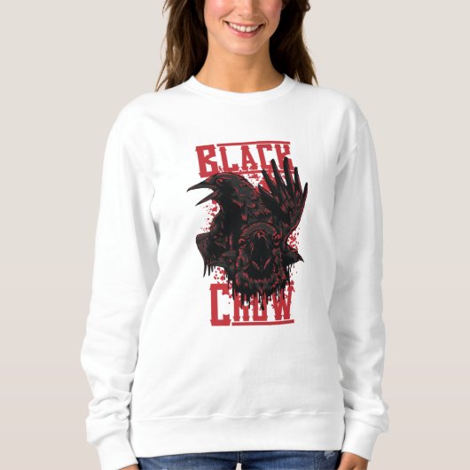 Sweatshirt Corneille noire (Devant)