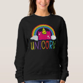 Sweatshirt Cornhole Corn Hole Unicorn (Devant)