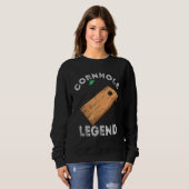 Sweatshirt Cornhole Legend Board Jeu Bean Bag (Devant entier)