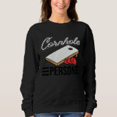 Sweatshirt Cornhole Person   Cornhole (Devant)