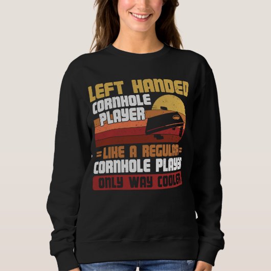 Sweatshirt Cornhole Pour Joueur Gauche Main (Devant)