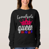 Sweatshirt Cornhole Queen Corn Hole (Devant)