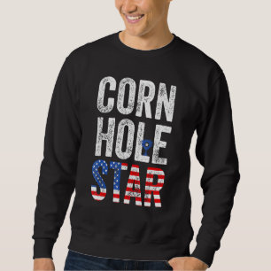 Sweatshirt Cornhole Star Bean Sac Tournamen Usa