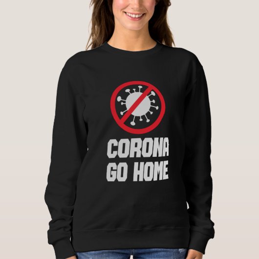 Sweatshirt CORONA RENTREZ-VOUS - Conception de sensibilisatio (Devant)