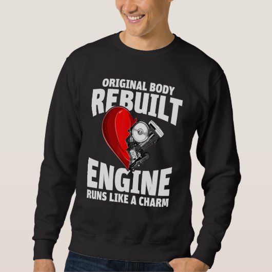 Sweatshirt Corps original reconstruit le moteur fonctionne co (Devant)