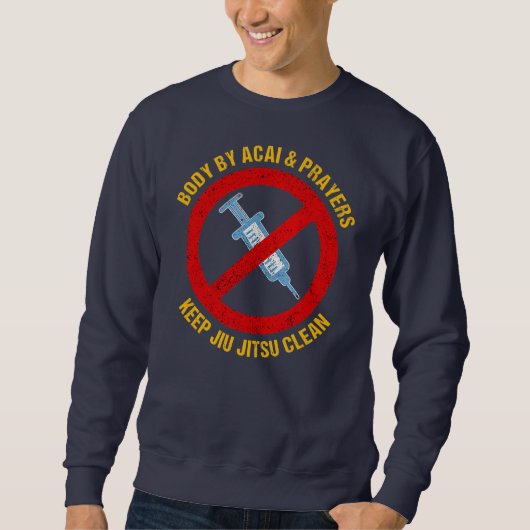 Sweatshirt Corps Par Acai Et Prières Gardez Jiu Jitsu Hommes (Devant)