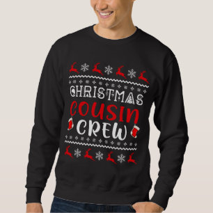 Sweatshirt Correspondance Cousin Pajamas de Noël Hommes Femme