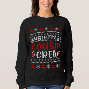 Sweatshirt Correspondance Cousin Pajamas de Noël Hommes Femme