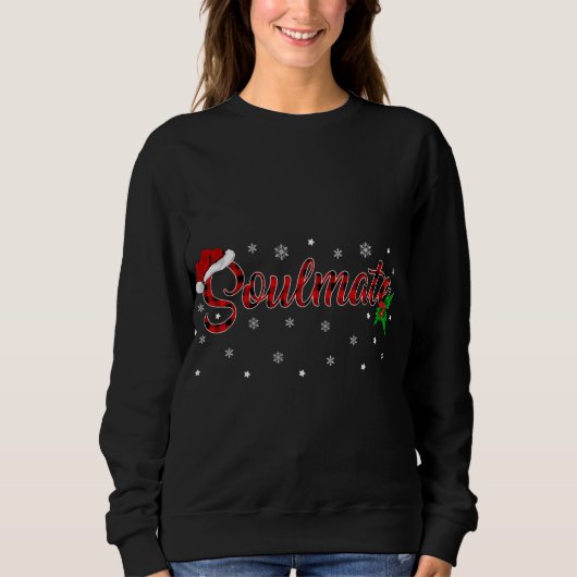 Sweatshirt Correspondance de la famille Buffle Plaid Soulmate (Devant)