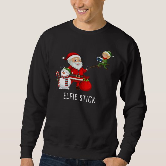 Sweatshirt Correspondance famille Noël 2022 - Père Noël Elfie (Devant)